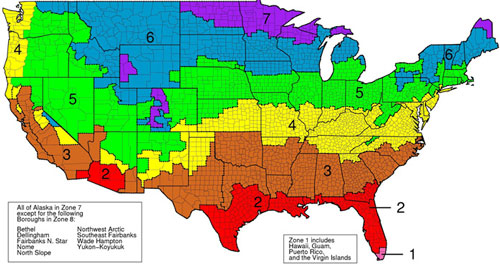 r-value insulation map based on climate in Massachusetts